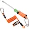 Ergodyne Standard Orange Coiled Cable Lanyard-5lb 3130M - alternate 4