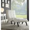 Ave 6 Collection: Tustin Lounge Chair And Ottoman Set, White Back, 25 in W Chair: 37"; Ottoman: 16" H TSN51-W32 - alternate 2