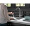 Delta Commercial 1 or 3 Hole Essa 1Hdl, PulDown, BrPrpFaucet ArStinles 9913-AR-DST - alternate 3