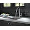 Delta Commercial 1 or 3 Hole Essa 1Hdl, PulDown, BrPrpFaucet ArStinles 9913-AR-DST - alternate 2