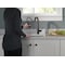 Delta Commercial 1 or 3 Hole Essa 1Hdl, PulDwn BarPrep Faucet VBrnz 9913-RB-DST - alternate 3