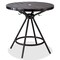 Safco Round Outdoor/Indoor Table, Steel, 30", Black, Sheet Metal, Black 4361BL - alternate 2