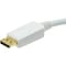 Monoprice CPU Cord, Displayport/VGA, 3ft, White 6018 - alternate 2