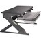 3M Rectangle Sit and Stand Desk, 35.4" W, 23.2" L, 6.2" to 20" H, Black SD60B - alternate 9