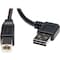 Tripp Lite Reversible USB Cable, Black, 3 ft. UR022-003-RA - alternate 2