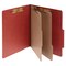 Zoro Select Pressboard 6 Part Folder, Ltr, Red, PK10 A7015036 - alternate 2
