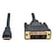 Tripp Lite Mini HDMI to DVI Cable, DVI-D M/M, 6ft P566-006-MINI - alternate 2