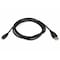 Monoprice USB 2.0 Cable, 6 ft.L, Black 4868 - alternate 2