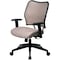 Office Star Desk Chair Desk Chair, Adjustable Arms, 19-3/4" to 23-3/4" Height, Fabric, Brown 13-V88N1WA - alternate 2