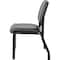Boss Guest Chair, Black Back, 24-1/2 in W 22" L 32-1/2" H, Armless, Vinyl Seat B9595AM-BK - alternate 2