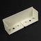 Legrand Blank End, 4000 Series, 1 Channel, 4.75 in W, 1.25 in H, 1.25 in L, Ivory V4010B - alternate 2