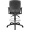 Boss Multi-Function LeatherPlus Drafting Stool W/ Loop Arms B1647 - alternate 5