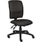 Boss Fabric Task Chair, 21 1/2-, Armless, Black B3035-BK - alternate 4