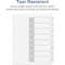 Avery Avery Ready Index Table of Contents Dividers 11132, 8-Tab Set 7278211132 - alternate 3