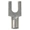 Panduit Fork Terminal, #10 Stud Size, 14 AWG, 2,000 V, Bare Insulated, Bare, Crimp Termination Only, 100 PK P14-10F-C - alternate 2