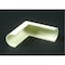 Legrand External Elbow Raceway, 300 Series, 1 Channel, 1/2 in W, 0.375 in H, 1.62 in L, Ivory 318 - alternate 2