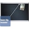 Quartet Foam Bulletin Board 35"H x 47"W B344A - alternate 8