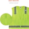 Ergodyne Economy Surveyors Vest, Lime, S/M 8249Z - alternate 6