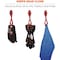 Ergodyne Glove Clip Holder, Dual Clips, Squids 3400 Series, Holds Gloves & Gear, Red 3400 - alternate 3