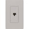 Lutron Lutron Satin Colors 1 Socket Telephone Faceplate - RJ-12 Phone - Taupe SC-PJ-TP - alternate 2