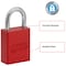American Lock Anodized Aluminum Safety Padlock, Keyed Different, 1-1/2 ...