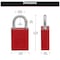 American Lock Anodized Aluminum Safety Padlock, Keyed Different, 1-1/2 ...