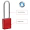 American Lock Anodized Aluminum Safety Padlock, Keyed Different, 1-1/2 in Wide with 3 in Tall Shackle, Red A1107RED - alternate 4