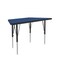 Correll Trapezoidal Adjustable Height Activity Kids School Table, High Pressure Laminate, Blue A2448-TRP-37 - alternate 5