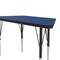 Correll Trapezoidal Adjustable Height Activity Kids School Table, High Pressure Laminate, Blue A2448-TRP-37 - alternate 9