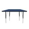 Correll Trapezoidal Adjustable Height Activity Kids School Table, High Pressure Laminate, Blue A2448-TRP-37 - alternate 4