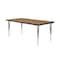 Correll Rectangle Adjustable Height Activity Kids School Table, High Pressure Laminate, Medium Oak A3048-REC-06 - alternate 6