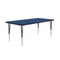 Correll Rectangle Adjustable Height Activity Kids School Table, High Pressure Laminate, Blue A3048-REC-37 - alternate 6