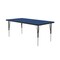 Correll Rectangle Adjustable Height Activity Kids School Table, High Pressure Laminate, Blue A3048-REC-37 - alternate 3