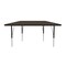 Correll Trapezoidal Adjustable Height Activity Kids School Table, High Pressure Laminate, Walnut A3060-TRP-01 - alternate 7