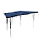 Correll Trapezoidal Adjustable Height Activity Kids School Table, High Pressure Laminate, Blue A3060-TRP-37 - alternate 5
