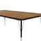 Correll Rectangle Adjustable Height Activity Kids School Table, High Pressure Laminate, Medium Oak A3072-REC-06 - alternate 6