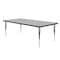 Correll Rectangle Adjustable Height Activity Kids School Table, High Pressure Laminate, Gray Granite A3072-REC-15 - alternate 4