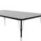 Correll Rectangle Adjustable Height Activity Kids School Table, High Pressure Laminate, Gray Granite A3072-REC-15 - alternate 6