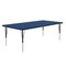 Correll Rectangle Adjustable Height Activity Kids School Table, High Pressure Laminate, Blue A3072-REC-37 - alternate 3