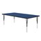 Correll Rectangle Adjustable Height Activity Kids School Table, High Pressure Laminate, Blue A3072-REC-37 - alternate 7