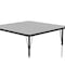 Correll Square Adjustable Height Activity Kids School Table, High Pressure Laminate, Gray Granite A3636-SQ-15 - alternate 6