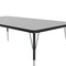 Correll Rectangle Adjustable Height Activity Kids School Table, High Pressure Laminate, Gray Granite A3672-REC-15 - alternate 5