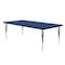 Correll Rectangle Adjustable Height Activity Kids School Table, High Pressure Laminate, Blue A3672-REC-37 - alternate 5