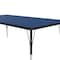 Correll Rectangle Adjustable Height Activity Kids School Table, High Pressure Laminate, Blue A3672-REC-37 - alternate 2