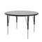 Correll Round Adjustable Height Activity Kids School Table, High Pressure Laminate, Gray Granite A36-RND-15 - alternate 8