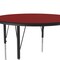 Correll Round Adjustable Height Activity Kids School Table, High Pressure Laminate, Red A36-RND-35 - alternate 4