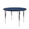Correll Round Adjustable Height Activity Kids School Table, High Pressure Laminate, Blue A36-RND-37 - alternate 6