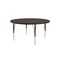 Correll Round Adjustable Height Activity Kids School Table, High Pressure Laminate, Walnut A42-RND-01 - alternate 3