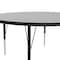 Correll Round Adjustable Height Activity Kids School Table, High Pressure Laminate, Gray Granite A42-RND-15 - alternate 6