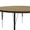 Correll Round Adjustable Height Activity Kids School Table, High Pressure Laminate, Fusion Maple A42-RND-16 - alternate 4